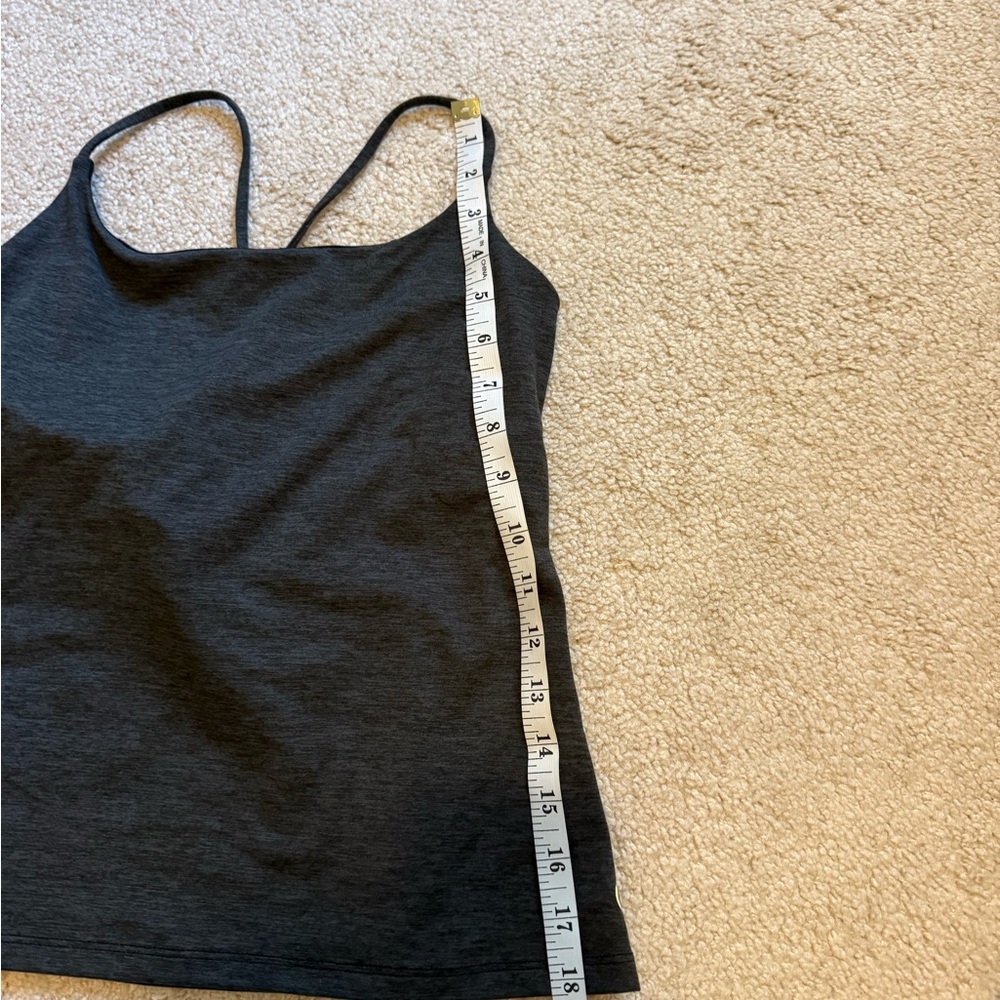 GapFit Brushed Tech Jersey Strappy Back Tank Top Size S Petite - Picture 8 of 8